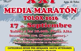 XXI Media Maratón de Tolox, 17 sept.